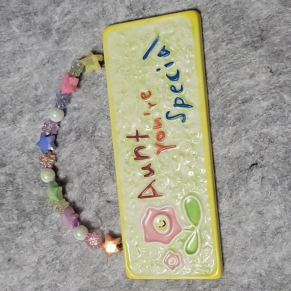 Ceramic Plaque Aunt you're Special EUC